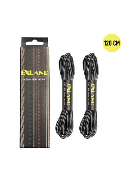 Exland 2 Pairs of Replacement Laces for Shoes and Boots - 120 cm