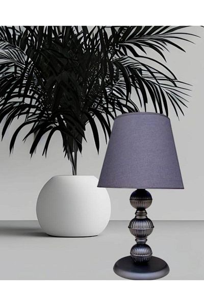 DEDE Riga Metal - Black Lampshade and Painted Black Hat