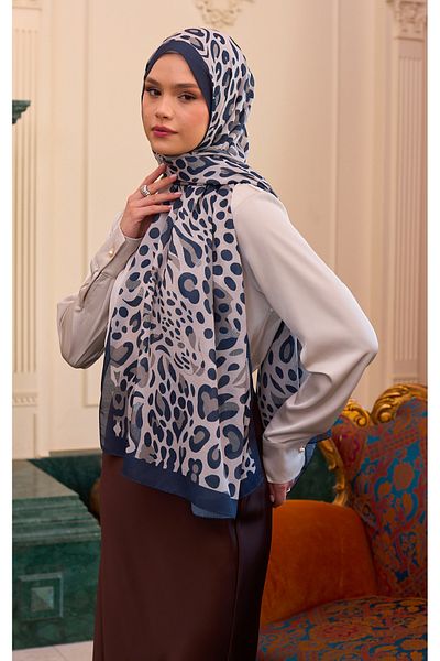İpekhan Μαλακό σάλι Leopard Collection 3050