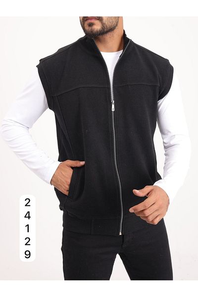 BEYAZTOPTAN 100% ΠΟΙΟΤΙΚΟ ΑΝΔΡΙΚΟ SLIM FIT ΜΑΥΡΟ ΜΠΟΥΦΑΝ ΜΕ ΤΣΕΠΗ ΜΕ ΦΕΡΜΟΥΑΡ