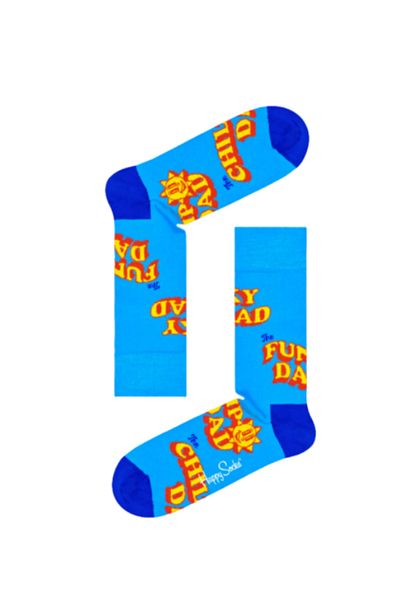 Shuttle Park Унисекс чорап Happy Number One Dad - Цветни безшевни чорапи до глезена