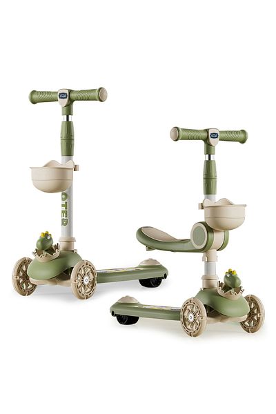 Little Story Little Story Kids Scooter & Ride on  – Dinosaur Green