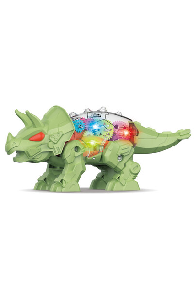 Little Story ديناصور كهربائي يمكنك صنعه بنفسك مع ضوء وصوت (باستثناء 3 بطاريات...