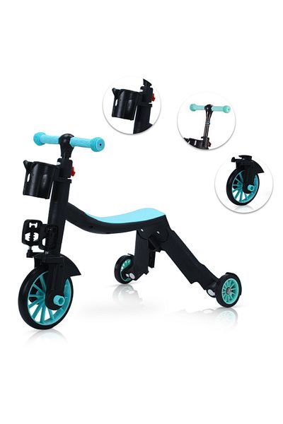 Little Story Little Story Kids Scooter / Balance Bike / Tri Cycle - Green