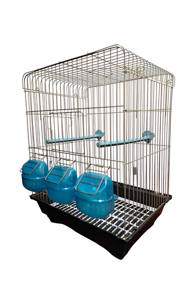 KAYA KAFES VE PETSHOP ÜRÜNLERİ 3 YEMLİKLİ ORTA BOY ÇEKMECELİ KAFES