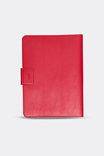 MORCA حقيبة ماك بوك اير برو 13-14 بوصة منظم للكمبيوتر المحمول والكمبيوتر اللوحي باللون الأحمر