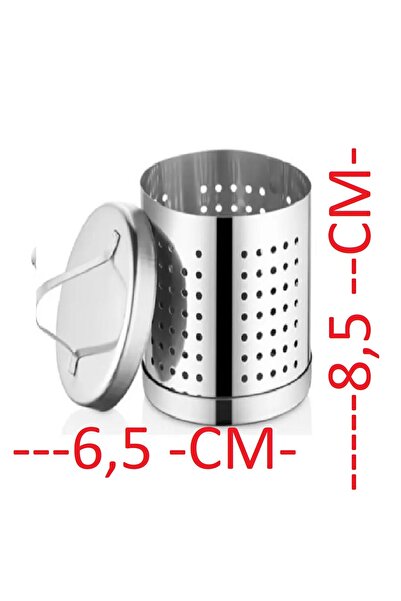 EWWE Büyük Paslanmaz 8,5-6,5 Cm Çelik Demlik Çaydanlık Içi Bitki Çay Kafes Süzgeci Süzgeç Tel Süzgeç
