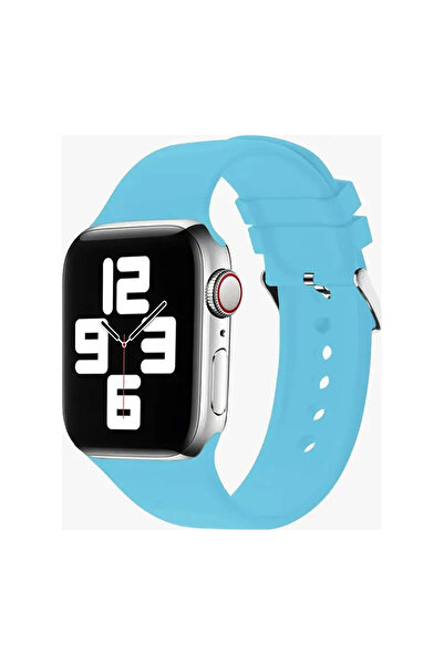 Green Lion سوار سيليكون أخضر مع مشبك لساعة Apple Watch مقاس 42/44/45 مم - أخضر ليموني