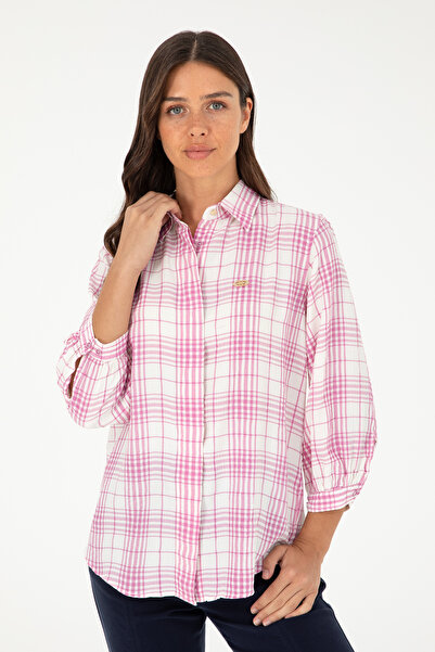 U.S. Polo Assn. Kadın Menekşe Uzun Kollu Tunik Gömlek 50288652-VR037