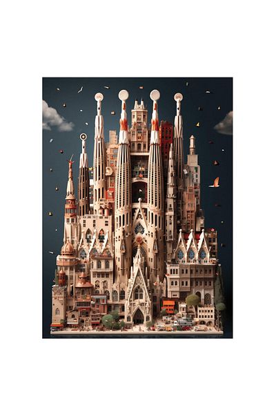 Anatolian Puzzle 1000 Pieces Sagra Da Familia 1163