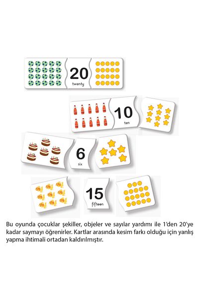 Kırkpabuç Puzzle 7315 Model Kırkpabuç I Know Numbers