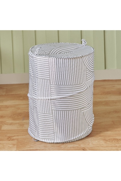 Home Box سلة غسيل بوليستر مطبوعة من أريستو - 42×55 سم