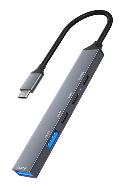 The Wlue PD 100W 5in1 Type-C to USB Çoklayıcı Çevirici Hub 5 Port / 2xUSB / 3...