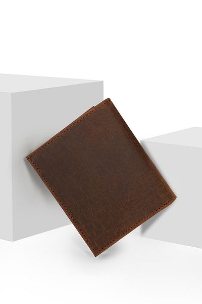 Deri Company Ανδρικό πορτοφόλι από γνήσιο (REAL) δέρμα Antique Brown 113529