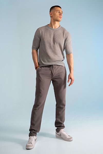 redowl Λεπτό πλεκτό μπλουζάκι Crew Neck - Ραφή Αραιά