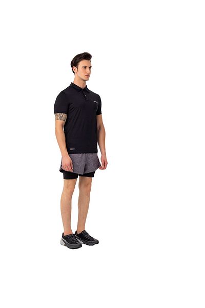 Merrell Erk Black Polo T-shirt M4pacem