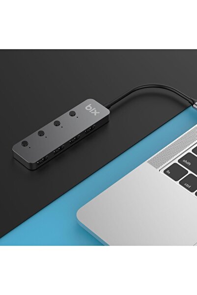 Bix Bx20hb Type-c To 4 Port Usb 3.2 Hub Multiplexer