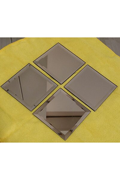 Paşabahçe 20 Lİ AYNA BİZOTELİ  BRONZ 25cm x 25cm 20 ADET