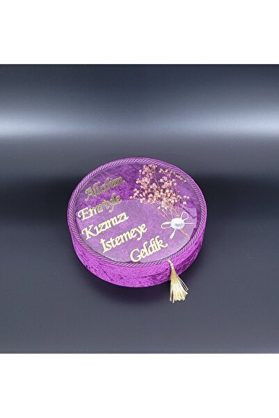 Alara Gümüş Çikolata kutusu camlı kız isteme