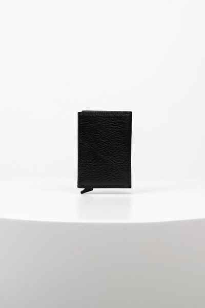BAYDERİ Genuine Leather Valde - Card Holder Wallet with Mechanism