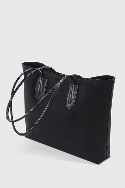 Housebags Retro Vintage Women's Shopper Bag - Canvas Black 264