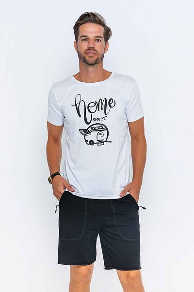 XCLSV SPORT Μπλουζάκι κάμπινγκ με στάμπα Home Sweet