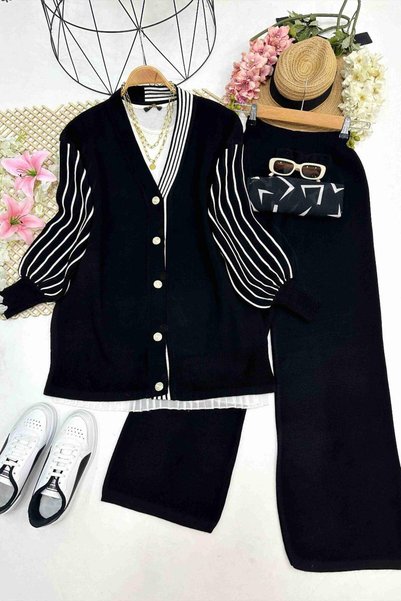 DARLİNG COLLECTİON Knitwear Suit with Jacket