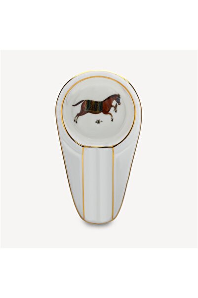 Lubinski Horse Tekli Seramik Puro Küllüğü Beyaz