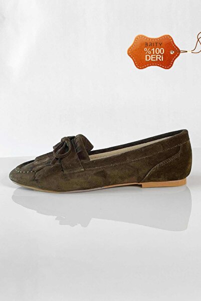 BRITY Жіночі замшеві мокасини з натуральної шкіри