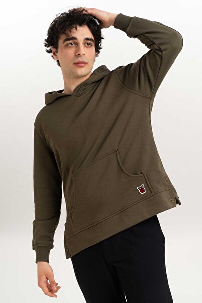 redowl Чіт-чіт деталізована чоловіча кофта з капюшоном