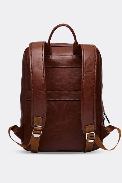 MORCA Organizator Rucsac din piele premium Geanta pentru laptop Unisex Taba Nova