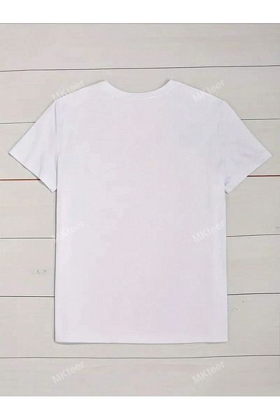 PALPİTO Tricou oversize cu imprimeu alb cu fluturi de damă