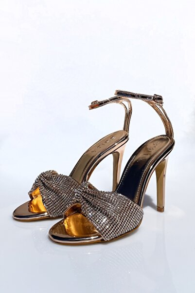 BRITY Večerní společenské boty s mašlí a kameny