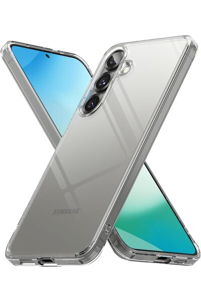 Rivor Samsung Galaxy S25 Plus İçin Uyumlu Kılıf 3D Kamera Korumalı Süper Şeff...