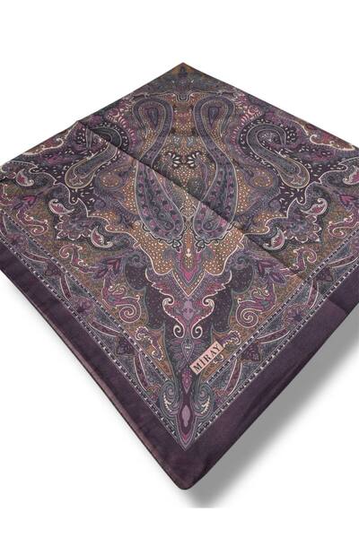 MİRAY وشاح ناعم للحجاب بنمط عرقي كبير مقاس 120 سم من ميراي