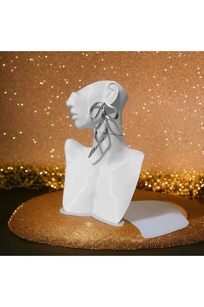 feyza collection Oversized Bow Earrings