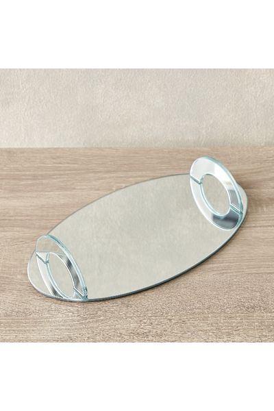 Home Box Briar Clear Decorative Glass Tray 36x20x6 cm
