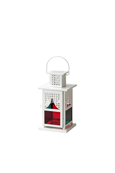IKEA Small candle lantern for indoor and outdoor use, white