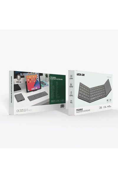 Green Lion Foldable Bluetooth Keyboard - Gray