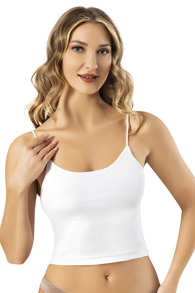 CHC Chocho Crop Top cu bretele de frânghie pentru femei