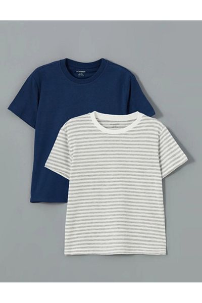 LC Waikiki LC WAİKİKİ ESC - Tricou cu gât pentru băiat, pachet de 2 BB