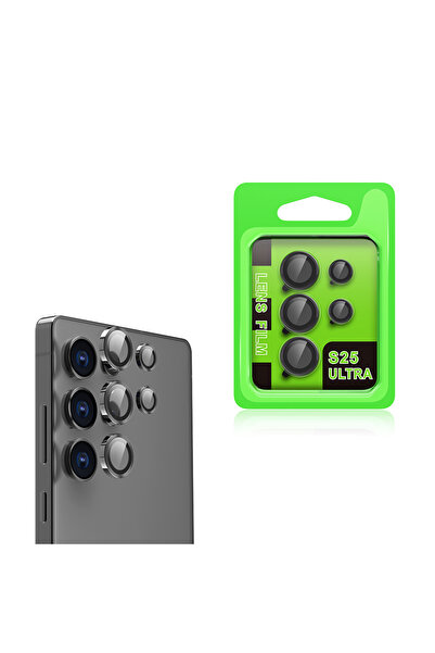 Rivor Samsung Galaxy S25 Ultra Uyumlu Kamera Koruyucu Darbeye Çiziğe Dayanıklı Renkli Kamera Lens Koruyucu