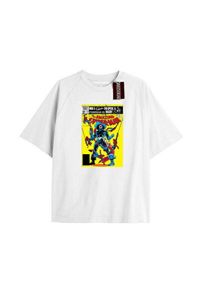 TIMESWASTINGIRL Tricou Spider-Man cu imprimeu de ziar Model No Way Home