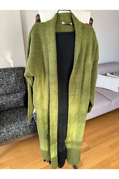 Natavanbutık Luxury Long Maxi Loose Knitwear Cardigan
