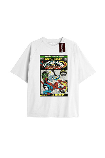 TIMESWASTINGIRL Tricou Spider-Man cu imprimeu de ziar Model No Way Home