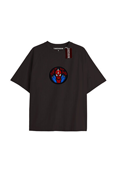 TIMESWASTINGIRL Tricou Spider-Man cu imprimeu de ziar Model No Way Home