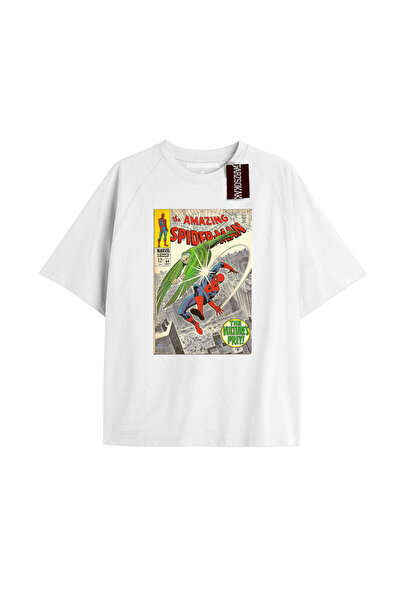TIMESWASTINGIRL Tricou Spider-Man cu imprimeu de ziar Model No Way Home