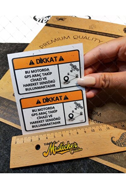 Bay Etiket Wrn42 Motorda Takip Cihazi Var 2'li Set