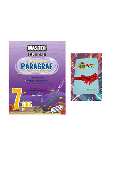 Okyanus Yayınları 7. Sınıf Master PARAGRAF Soru Bankası ( NOT DEFTERİ HEDİYE)...