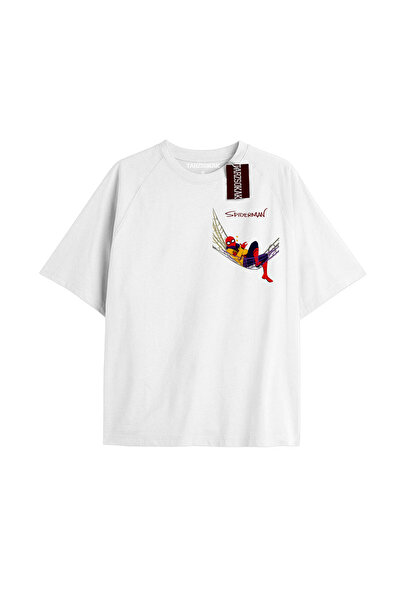 TIMESWASTINGIRL Μπλουζάκι Spider-Man με εκτύπωση εφημερίδας, μοντέλο No Way Home